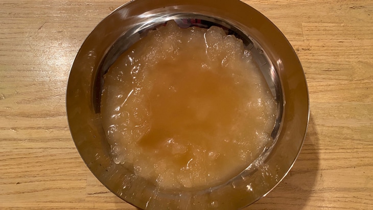 冷麺 スープ シャーベット状